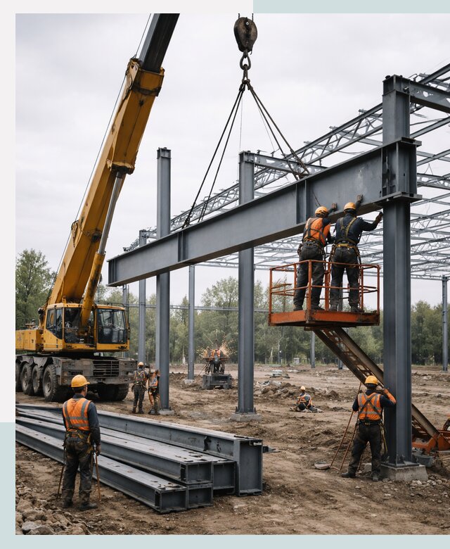 Строительство зданий из металлоконструкций в Орехове-Зуеве под ключ